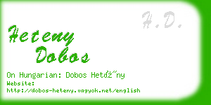 heteny dobos business card